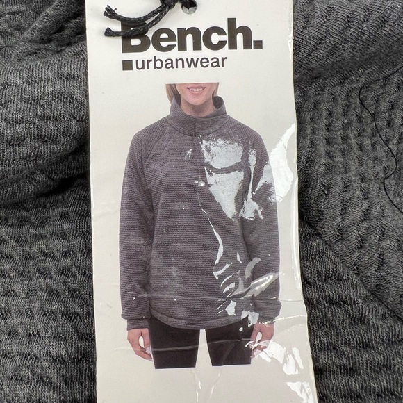Bench Women’s Dark Gray Textured Pullover - Picture 2 of 6